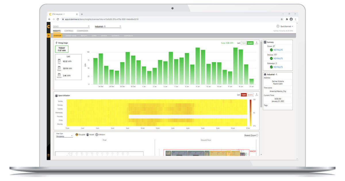 Daintree networked lighting controls now DLC certified