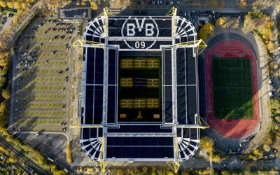 World’s largest stadium solar roof delivers early win for Borussia Dortmund