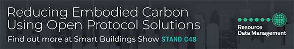 Banner linking to https://www.resourcedm.com/about/news/rdm-exhibits-solutions-to-reduce-embodied-carbon-at-smart-buildings-show/