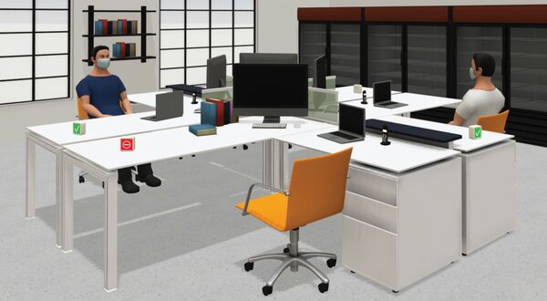 Social distancing management system from IAconnects helps you manage your work space occupancy