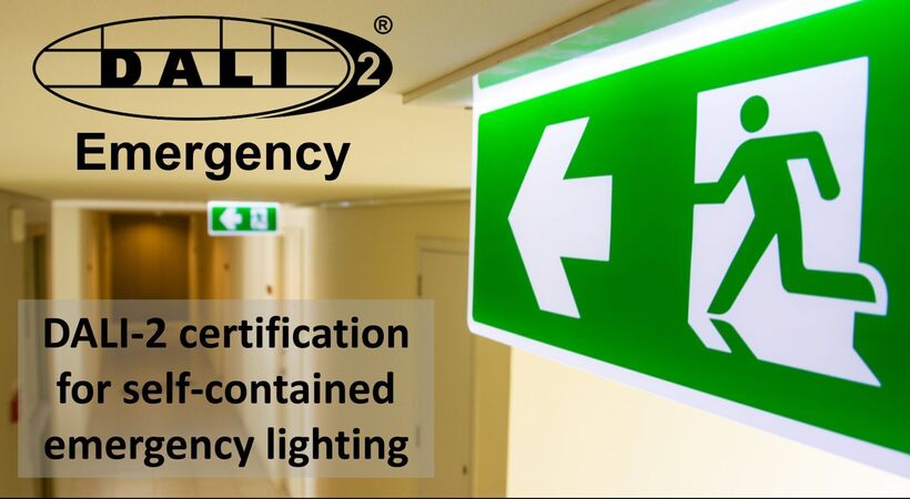 DALI-2 extends to emergency lighting