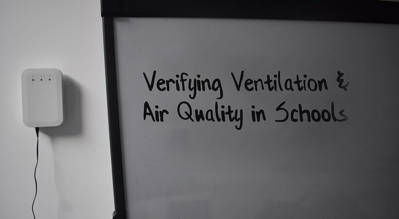 arbnco monitors air quality in schools as part of Government Covid-19 pilot