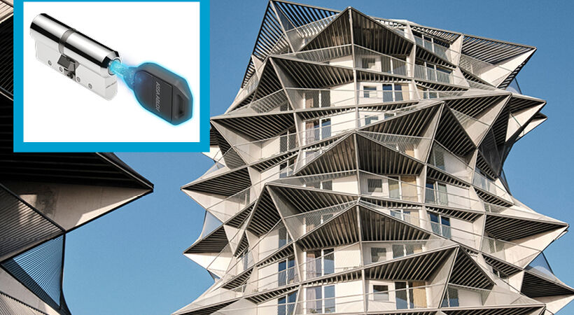 Energy harvesting electronic locks are the perfect fit for a Danish “sustainable construction” project