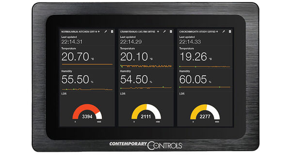 New displays from Contemporary Controls