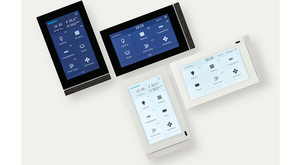 New KNX touch controllers from Siemens