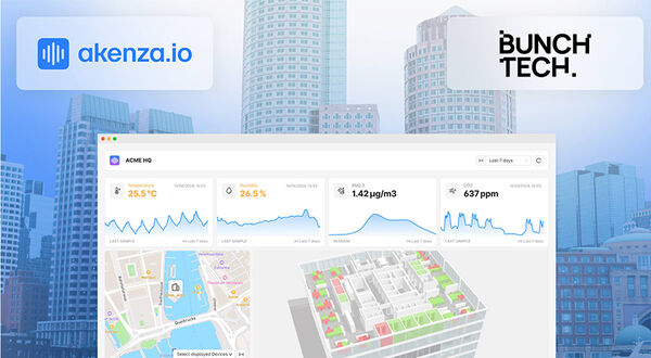 akenza expands into UK with Bunch Tech to accelerate smart building innovation