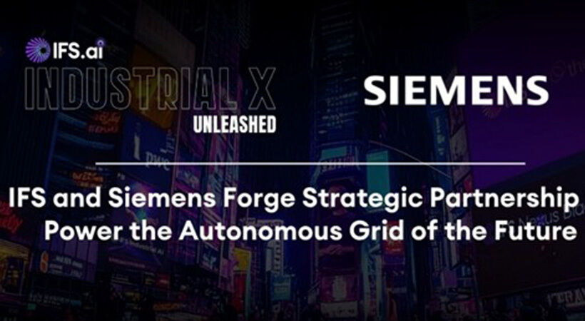 IFS and Siemens forge strategic partnership to power the autonomous grid of the future