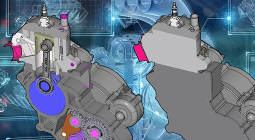Intelligent geometry simplification for high-performance digital twins