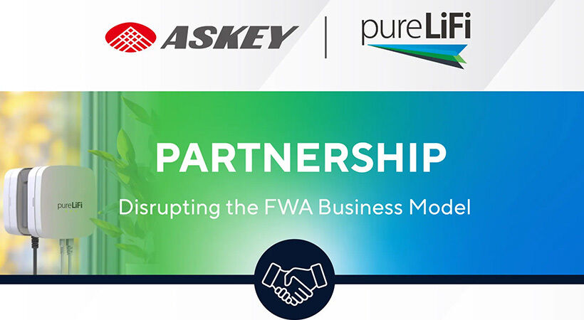Askey to launch world’s first "all-in-one" through-window bridging system in a strategic partnership with pureLiFi