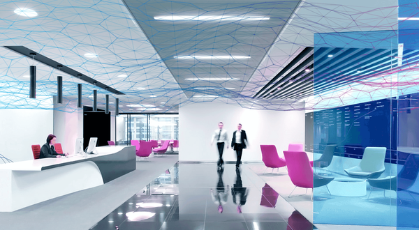 Gooee powered luminaires at Building Holland