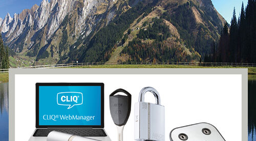 In the mountains of France, CLIQ key-based access control helps keep the clean water flowing