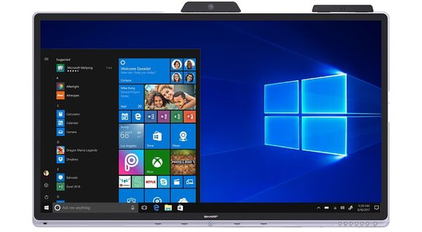 Sharp introduces new Windows collaboration display