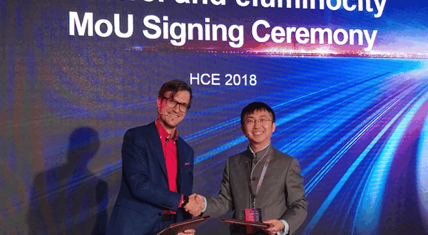 Huawei and eluminocity sign smart cities understanding